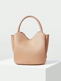 COROLLE — Petal Top Bucket Bag Khaki