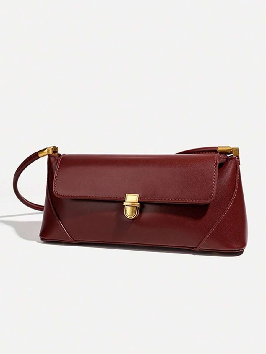 LOQUET — Retro Flap Baguette Bag