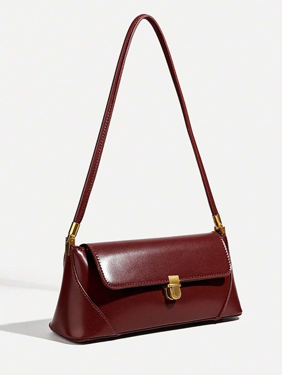 LOQUET — Retro Flap Baguette Bag