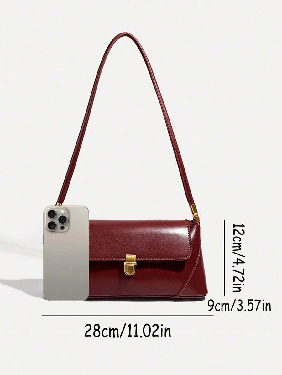 LOQUET — Retro Flap Baguette Bag