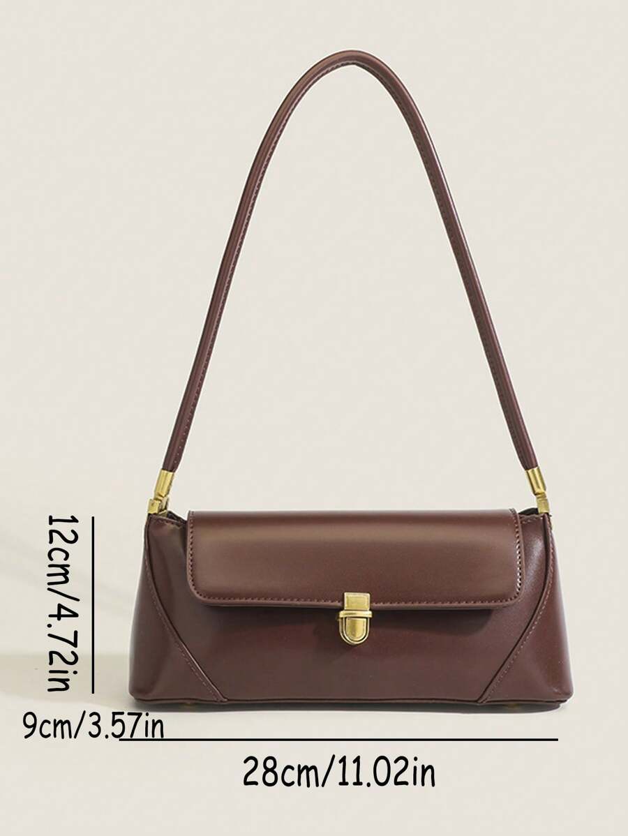 LOQUET — Retro Flap Baguette Bag