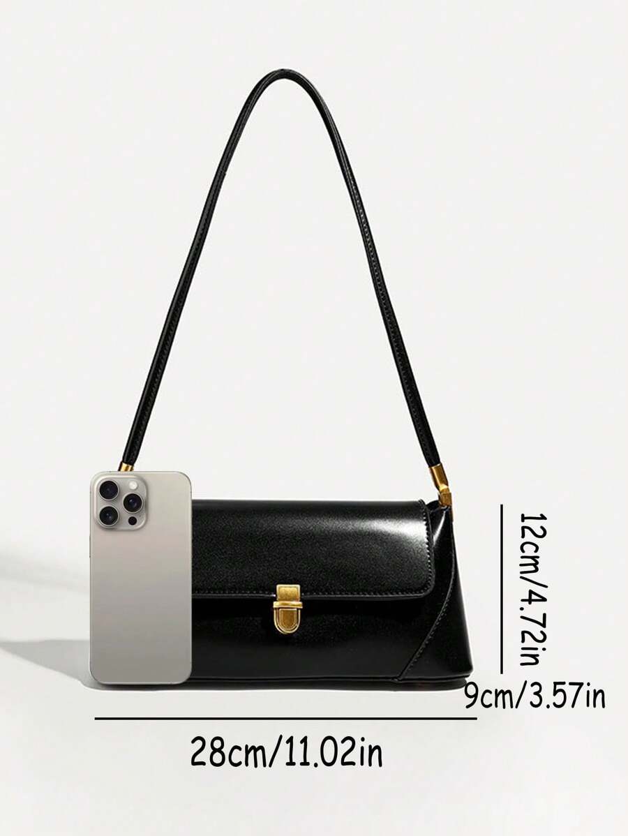 LOQUET — Retro Flap Baguette Bag