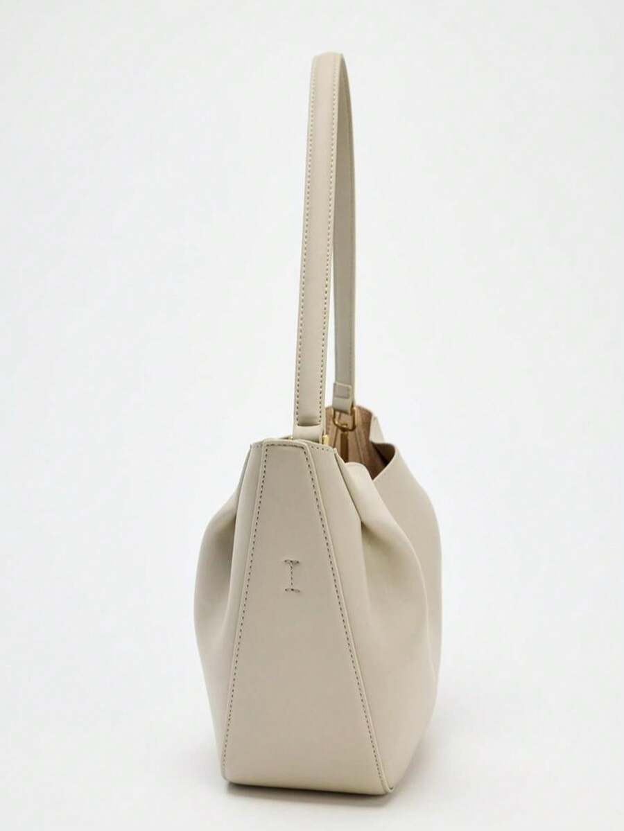 NACRE — Gathered Shoulder Tote