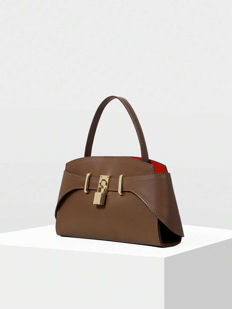 VERROU — Lock Detail Top Handle Bag