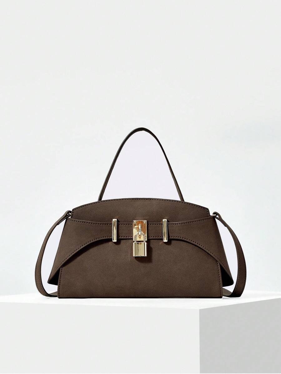 VERROU — Lock Detail Top Handle Bag