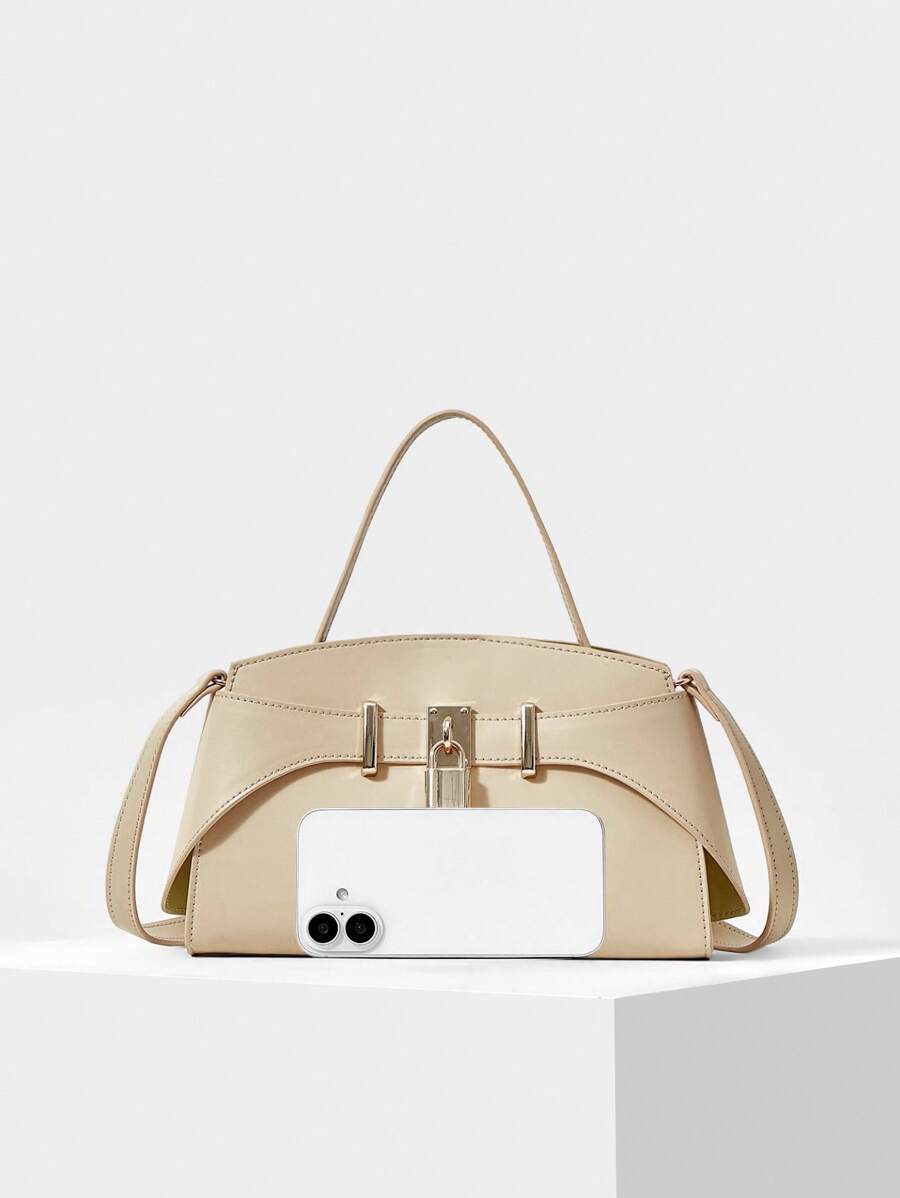 VERROU — Lock Detail Top Handle Bag