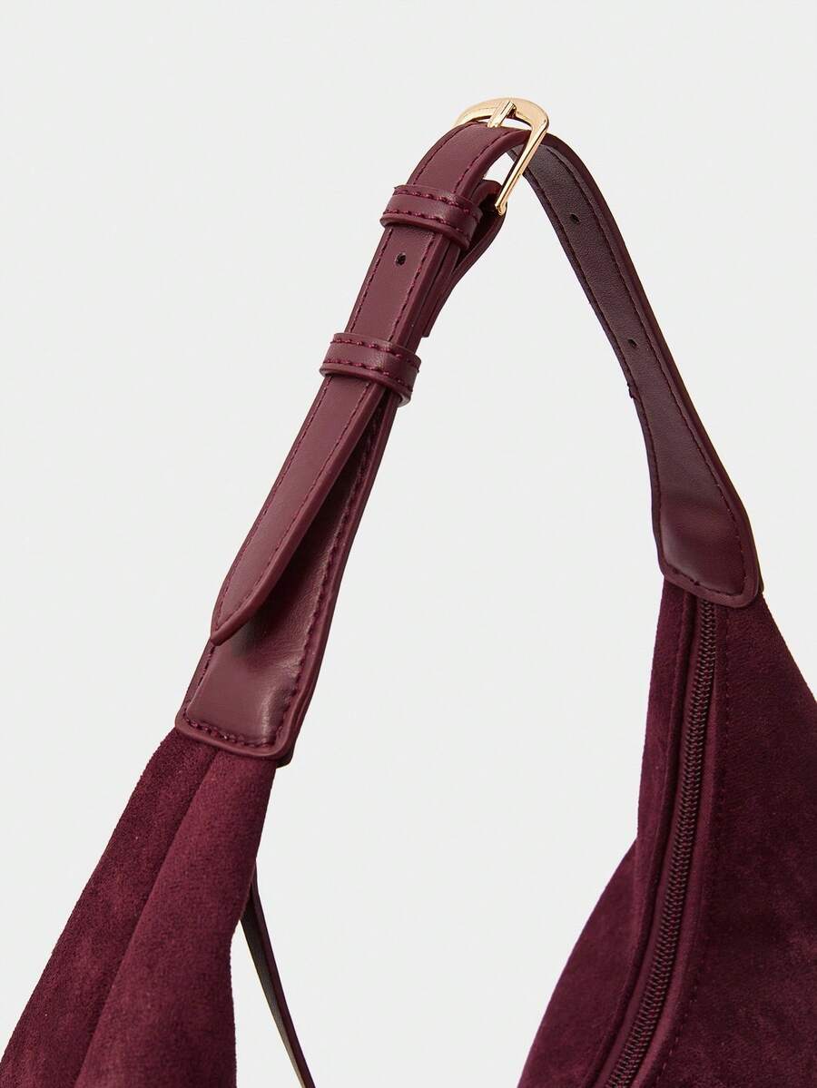 DUNE — Oversized Suede Hobo Bag