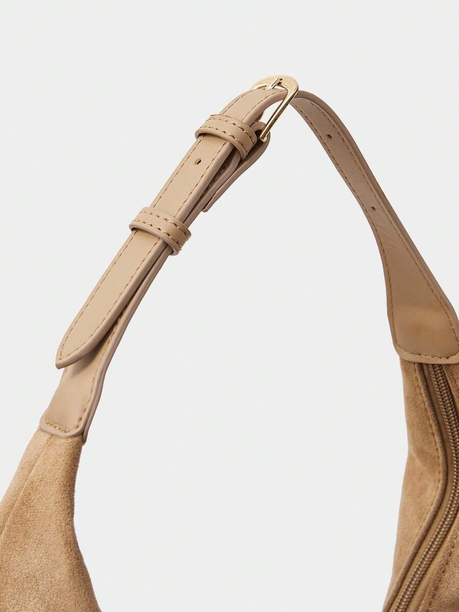 DUNE — Oversized Suede Hobo Bag