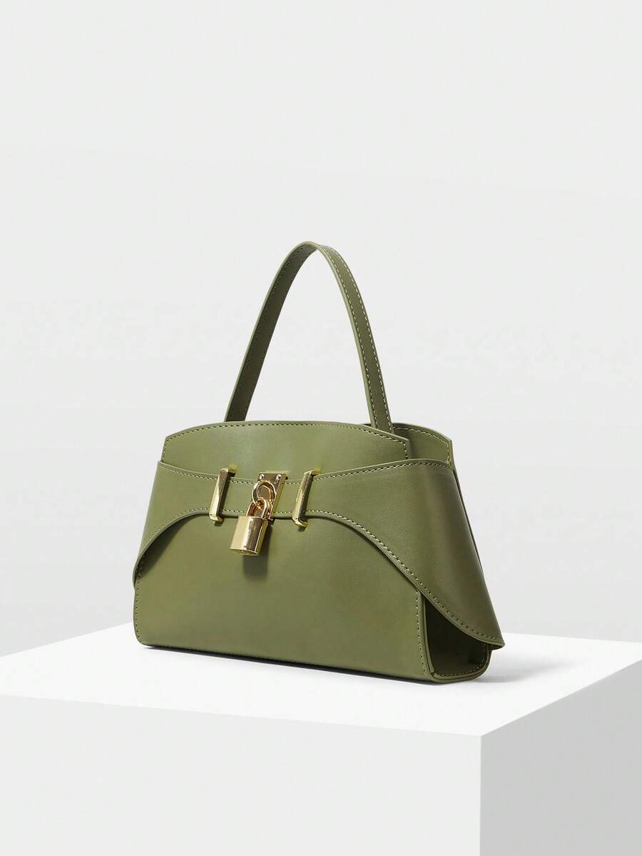 VERROU — Lock Detail Top Handle Bag