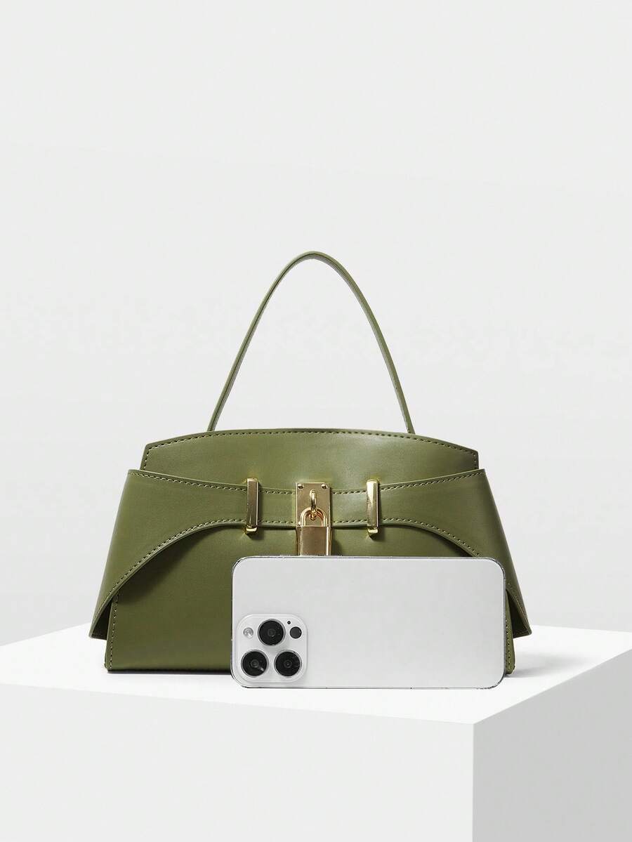 VERROU — Lock Detail Top Handle Bag