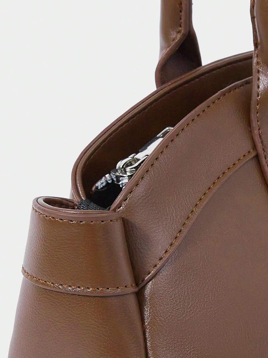 ARÊTE — Structured East-West Top Handle Bag