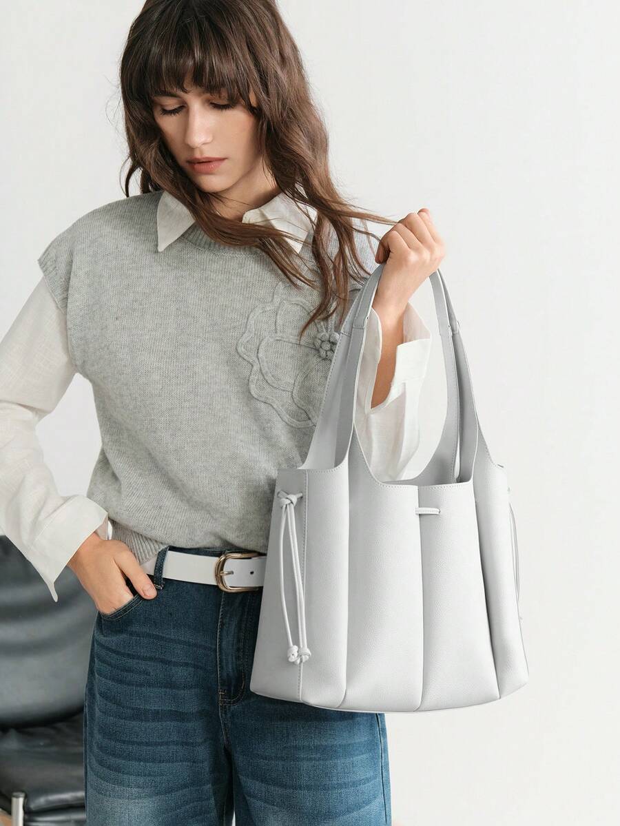 GRISÉ — Asymmetric Pocket Tote Bag