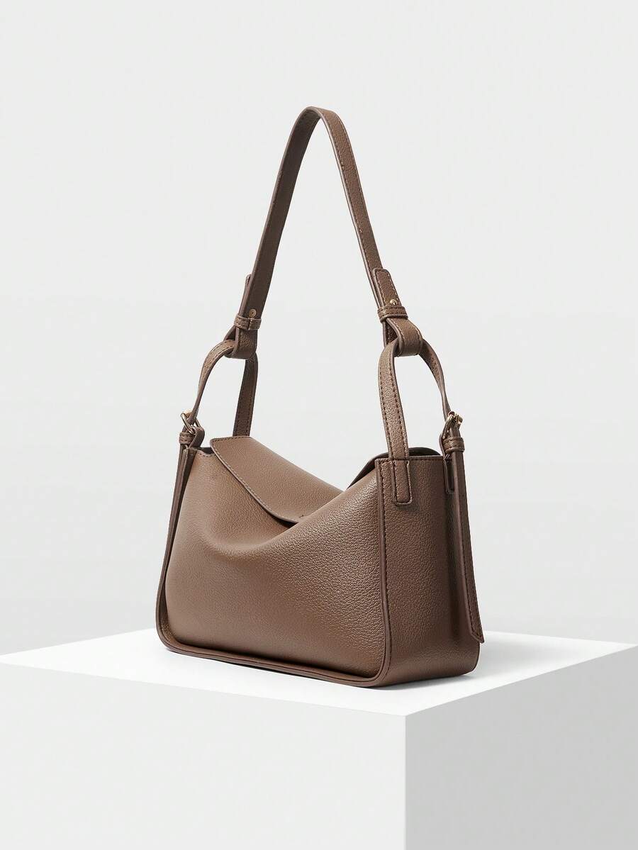 POULAIN — Soft Shoulder Hobo Bag