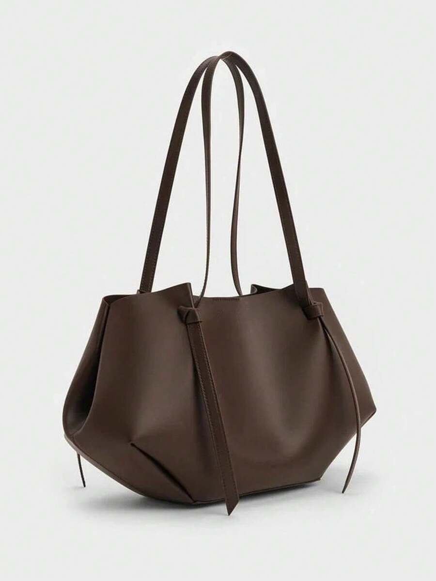 FRONCE — Pleated Oversized Tote Bag