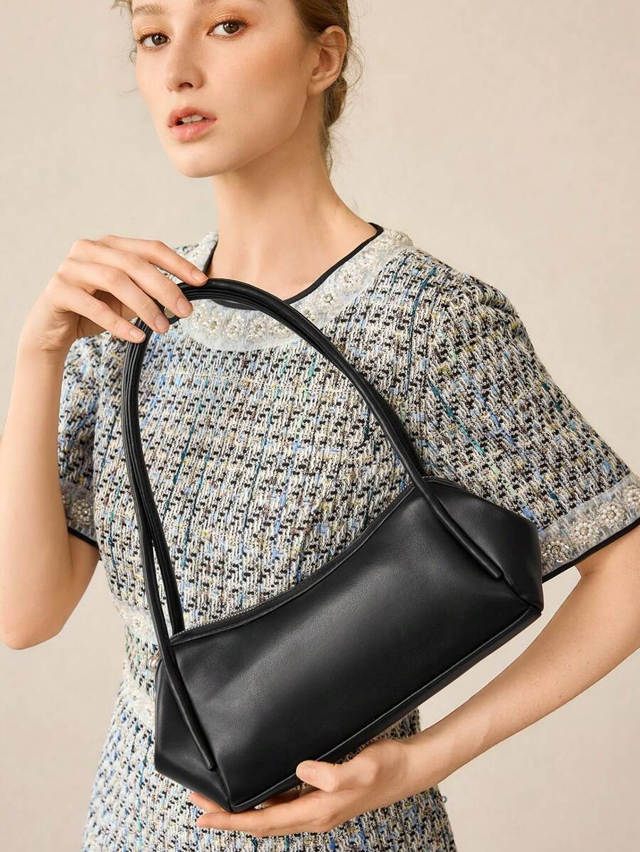 GALBE — Pleated Shoulder Bag