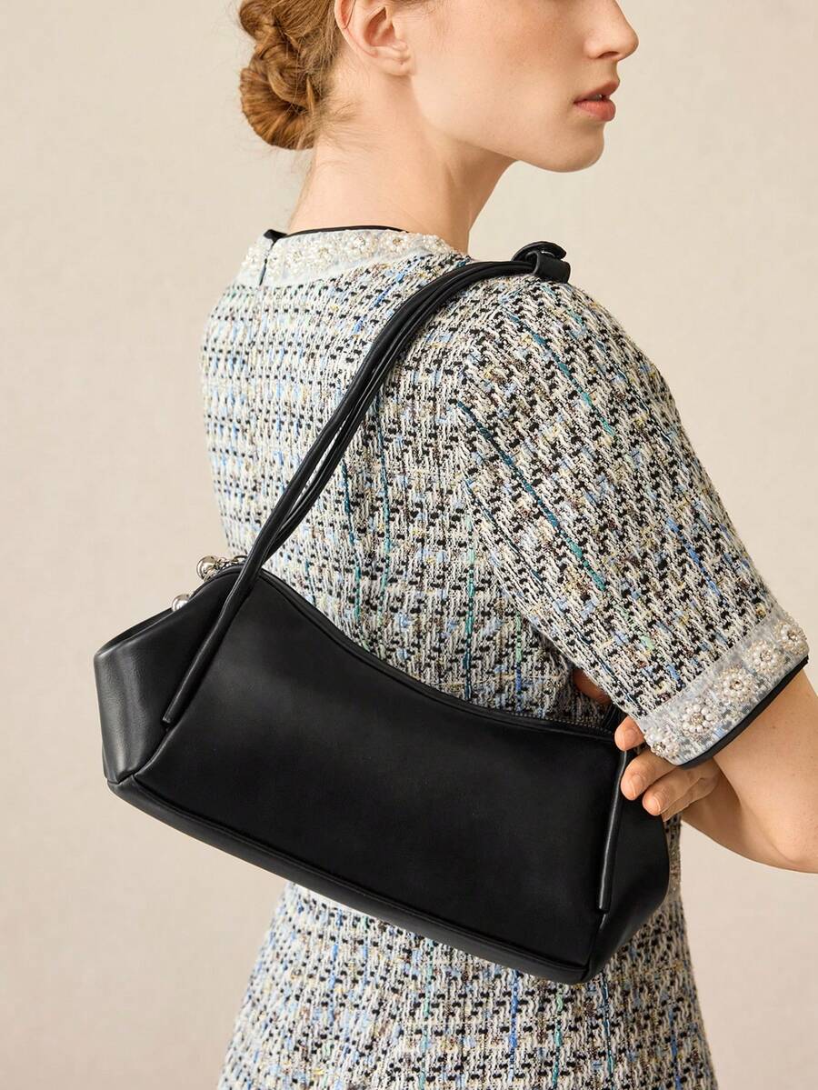 GALBE — Pleated Shoulder Bag