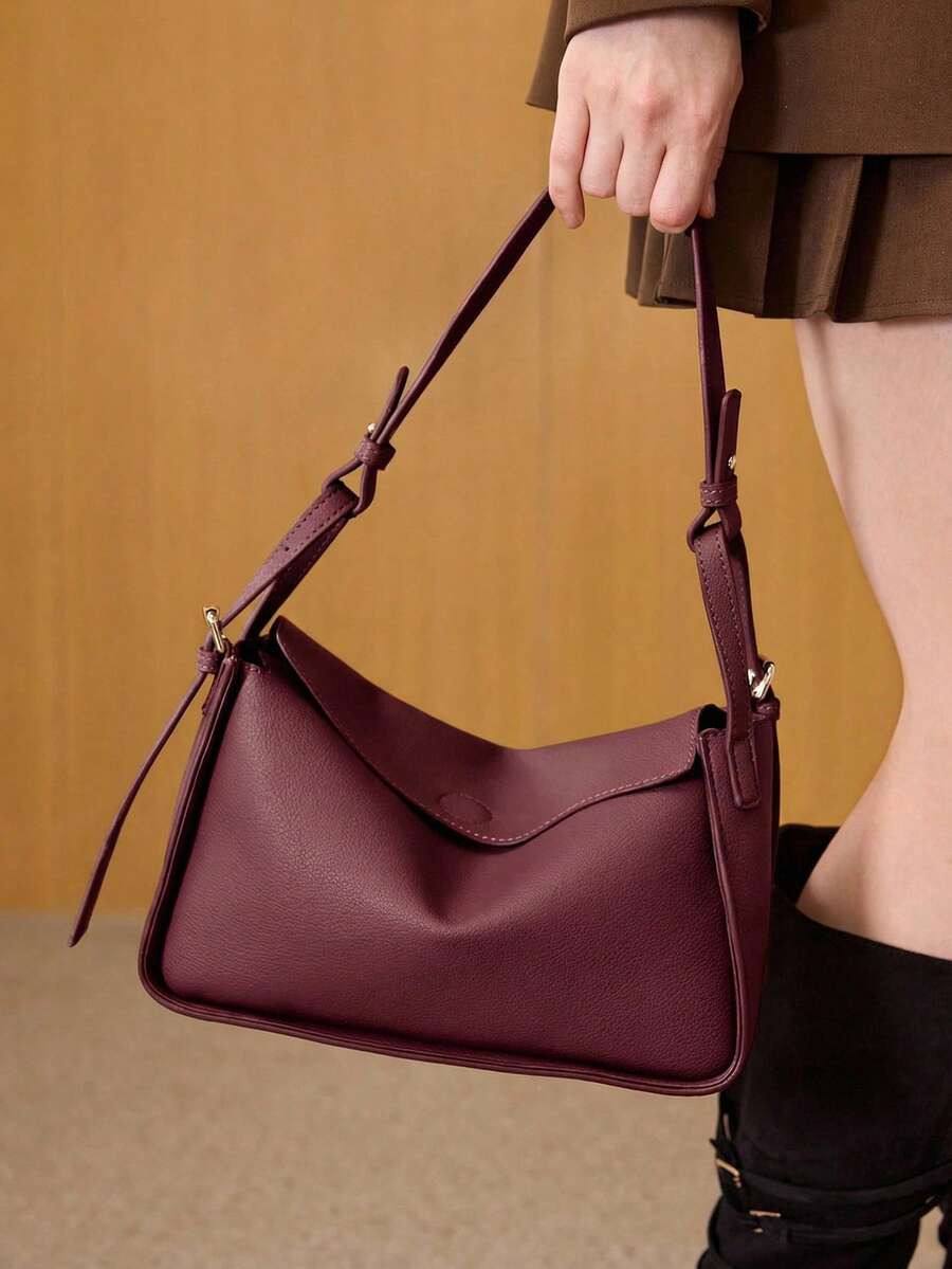 POULAIN — Soft Shoulder Hobo Bag
