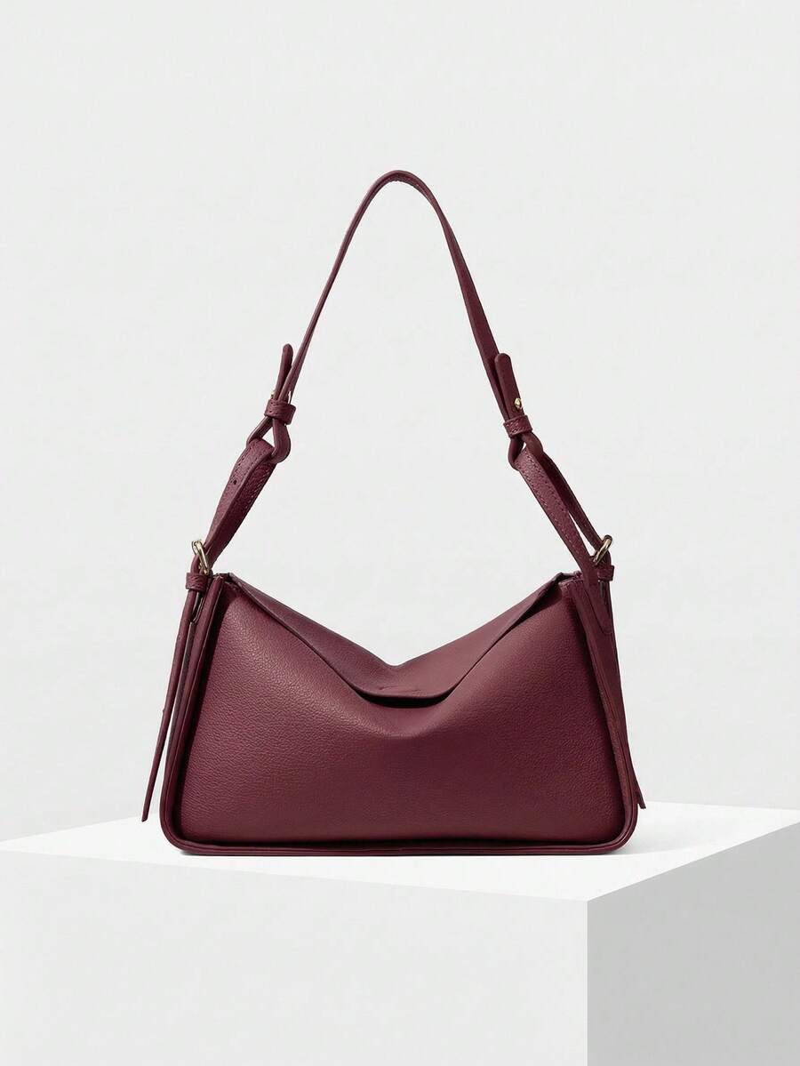 POULAIN — Soft Shoulder Hobo Bag