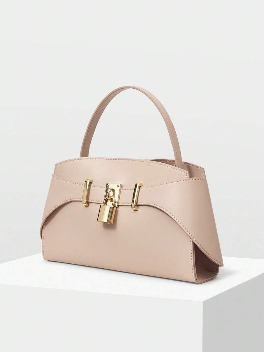 VERROU — Lock Detail Top Handle Bag