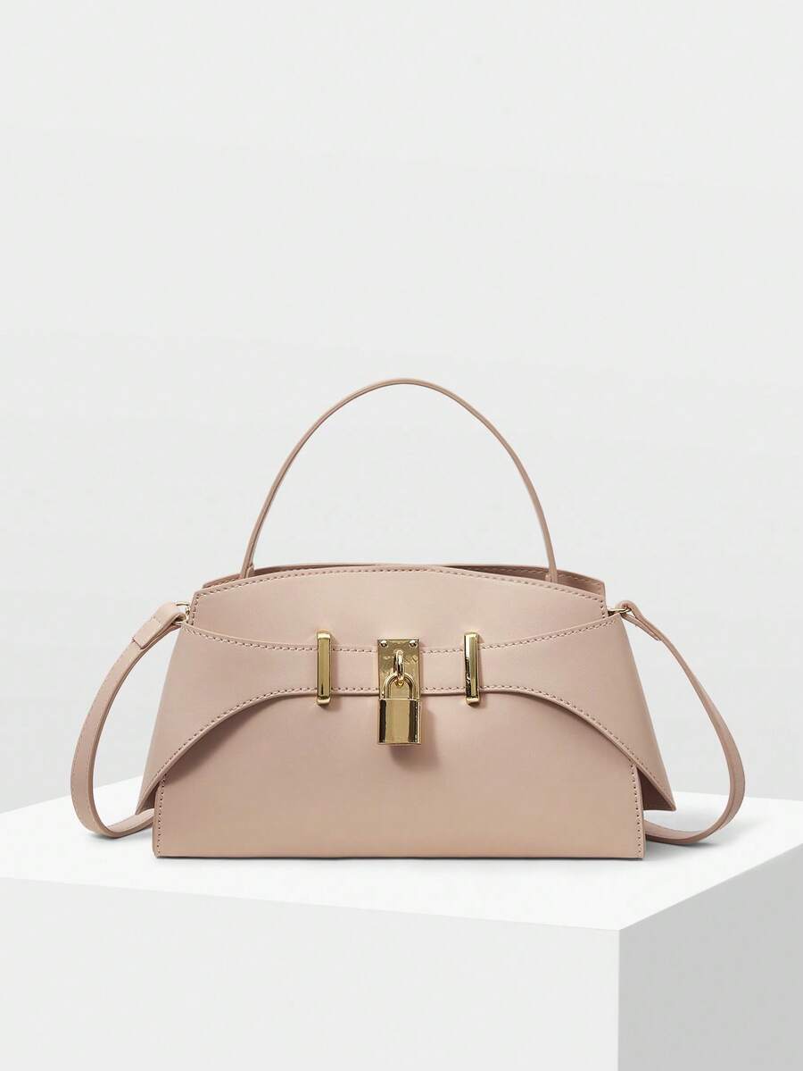 VERROU — Lock Detail Top Handle Bag