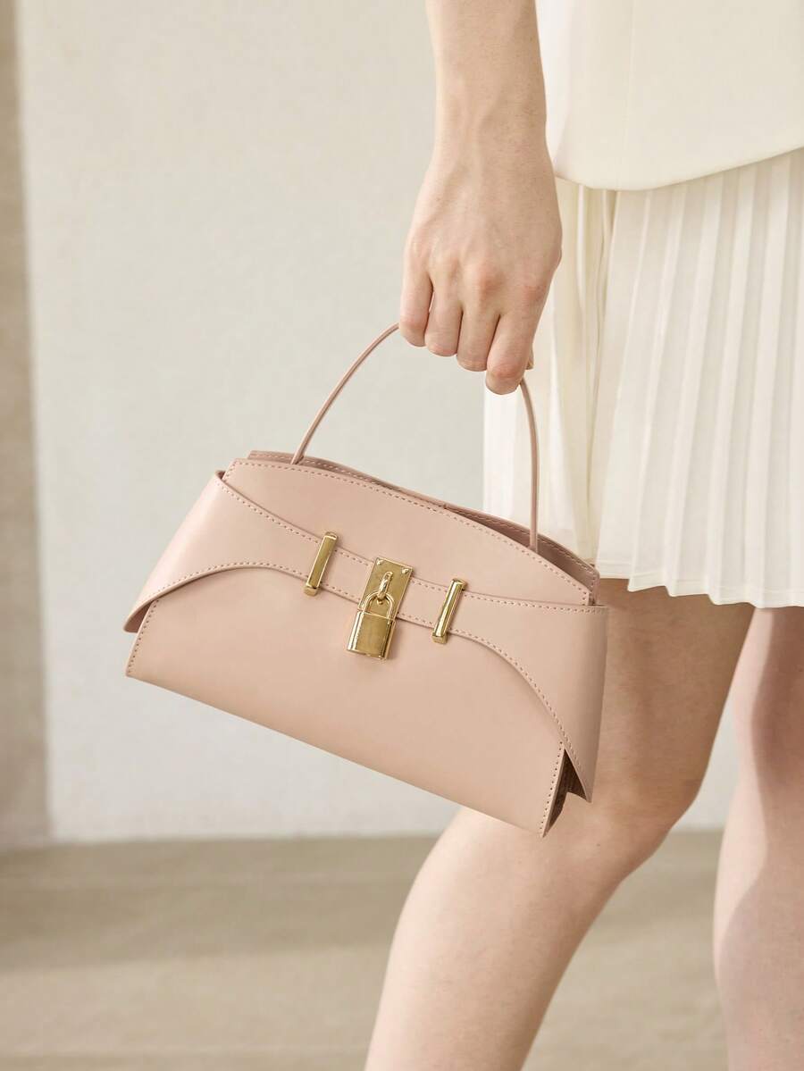 VERROU — Lock Detail Top Handle Bag