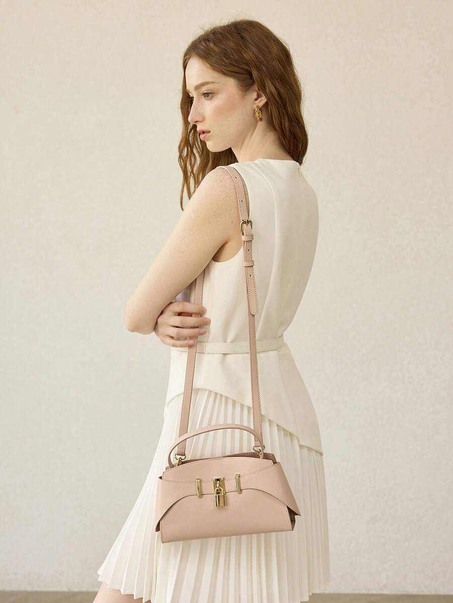 VERROU — Lock Detail Top Handle Bag