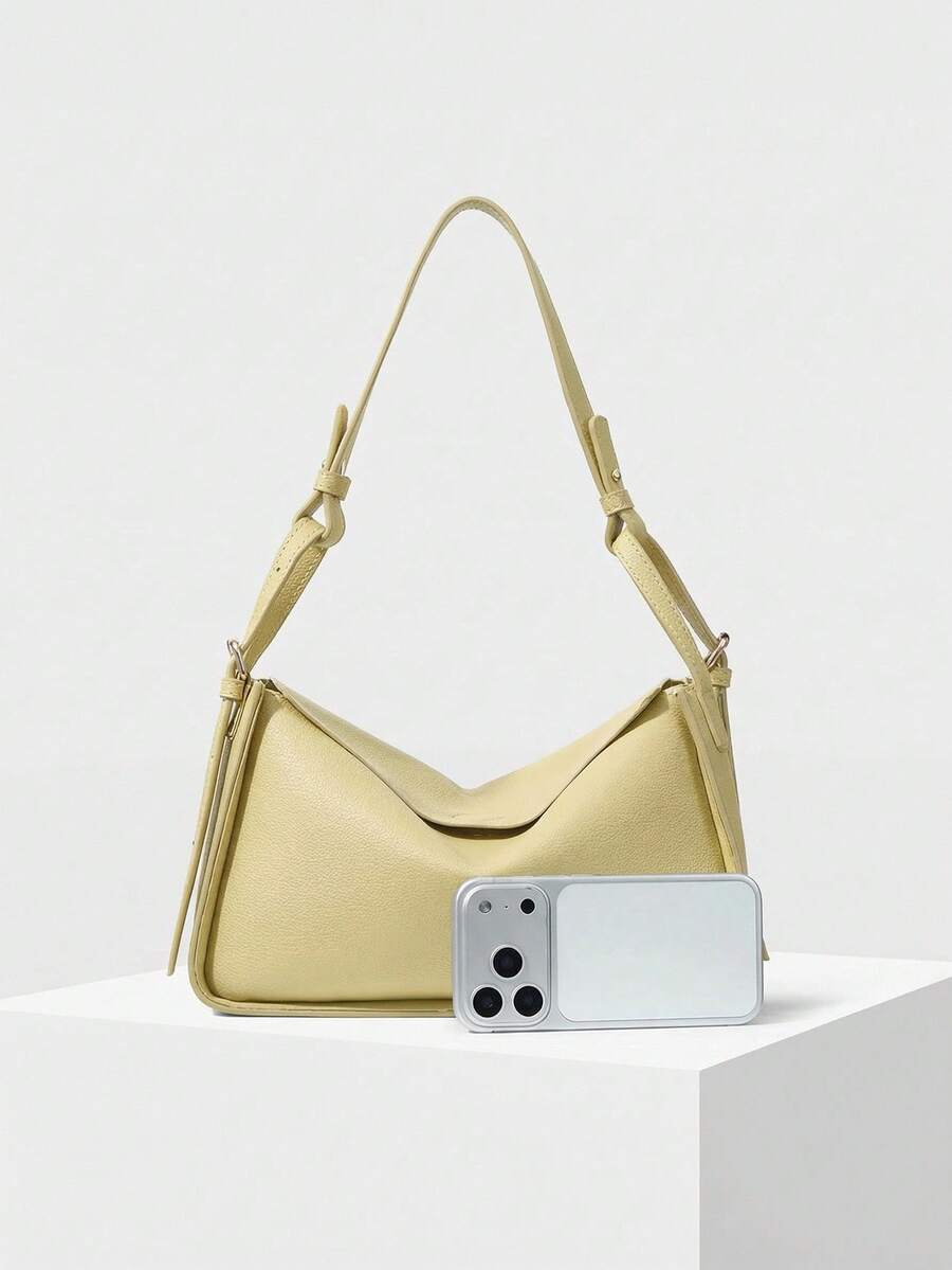 POULAIN — Soft Shoulder Hobo Bag