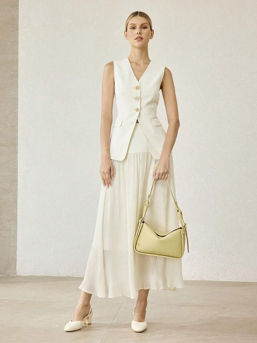 POULAIN — Soft Shoulder Hobo Bag