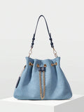 INDIGO — Chain Detail Bucket Bag