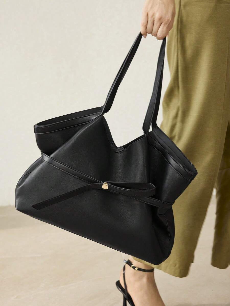 TORSADE — Twist Knot Oversized Tote Bag